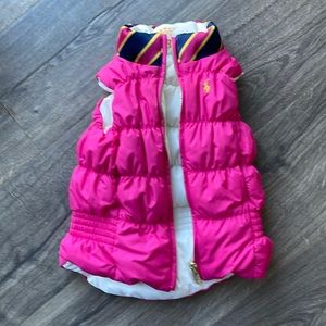 Ralph Lauren little girls puffy vest